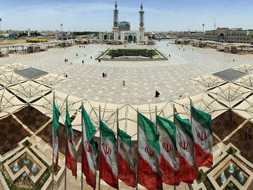 میدان بزرگ امام خمینی قم-پروژه مغازه های اطراف حرم